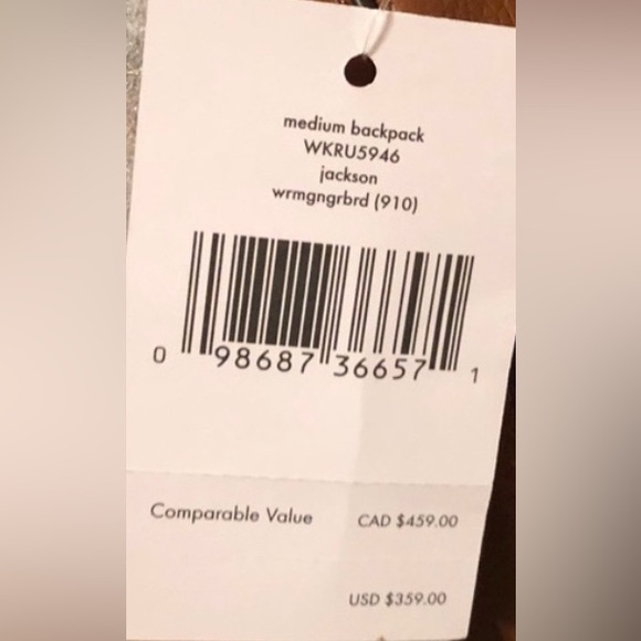 NWOT Kate Spade Jackson Medium Backpack in Nightcap - Picture 3 of 13